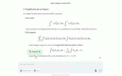 Copy LaTeX (KaTeX & MathJax & Wikipedia images) :: Hover and click to copy LaTeX expressions on ChatGPT, DeepSeek, Wikipedia, Stack Exchange and other math-related websites.