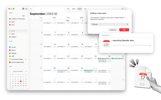 CityU Calendar Automator :: Automatically export your CityU AIMS timetable to Google Calendar, Apple Calendar, or Outlook