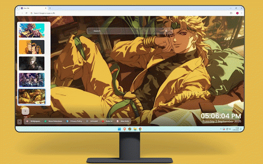 Jojo Dio Brando Wallpaper :: Menacing Dio Brando wallpaper featuring JoJo's iconic vampire villain in dramatic poses and scenes.
