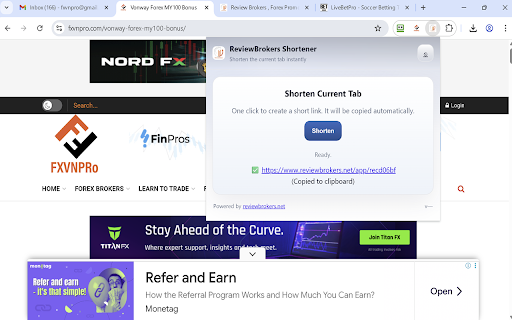 ReviewBrokers Link Shortener :: Quickly shorten URLs using ReviewBrokers.net
