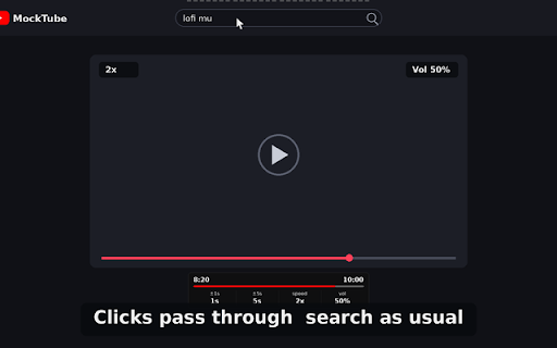 On the Sofa for YouTube -Edge Wheel- :: Wheel-only seek, speed, and volume on YouTube videos and Shorts. Transparent area at the top, stays out of the way.