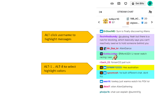 Electric Chat for Twitch :: Extra chat controls for Twitch.