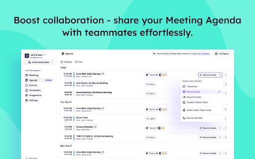 Krisp: AI Note Taker for Meet, Zoom, Teams :: AI meeting note taker that records, transcribes, and summarizes your meetings across all conferencing apps.