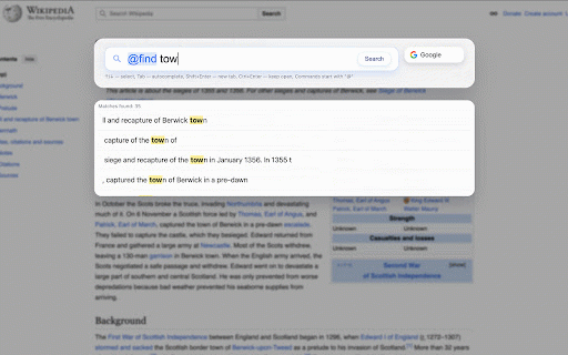 Searchery — Universal Search for Your Browser :: Searchery — browser extension for instant search of the web, history and bookmarks using the Shift+Space hotkeys.