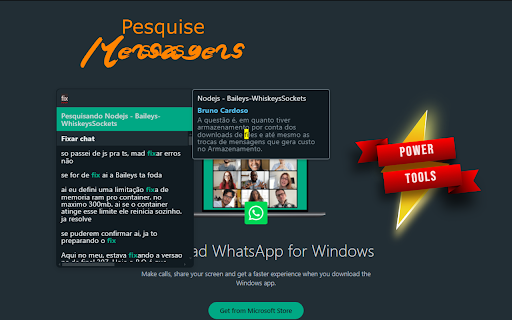 PowerTools :: Ferramentas para o WhatsApp Web