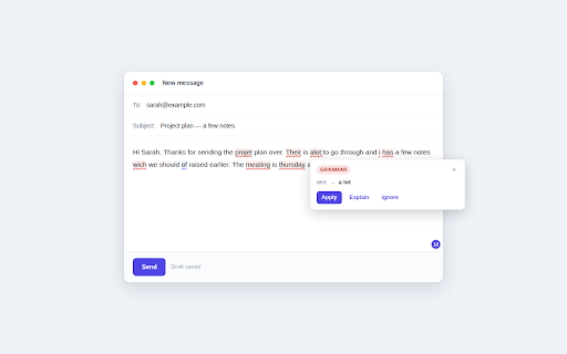 ProofKey :: BYOK AI writing assistant. Fix grammar and rewrite text with your own LLM API key. No backend, no telemetry.