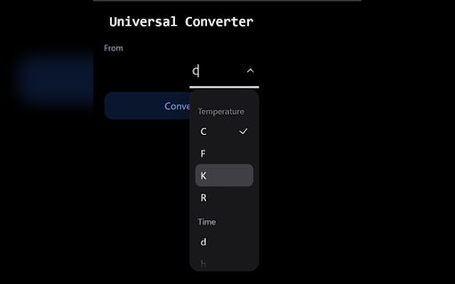 Universal Converter :: Convert weight, length, time and more by selection or typing