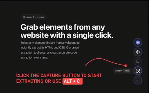 ScrapeStudio :: Turn Inspiration into Production-Ready Code in Seconds!, Extract HTML/CSS, build a personal component library. Try it now!