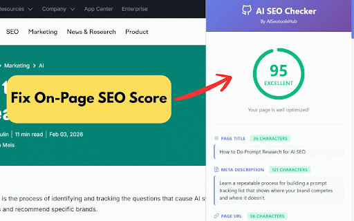 AI SEO Checker :: Analyze on-page SEO in real time titles, meta tags, headings, images, canonicals, and get clear scores.