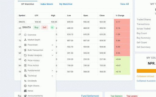 Share Hub Extension :: Enhance your Meroshare and TMS experience with Share Hub Extension, featuring secure account saving and stock details on click.