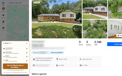 Zillow Redfin Realtor Supercharge: Registered Offenders on Your Map, Free :: Free registered-offender data on Zillow, Redfin & Realtor, linked to the official registry. Live in TX, FL, GA & NC. No login.