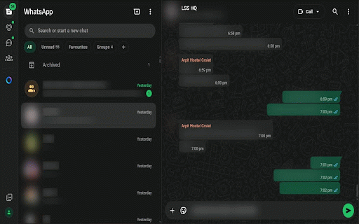 Privacy Extension for WhatsApp Web: Chat Lock, Media Blur & Hover Unblur :: 100% Free, No Ads WhatsApp Web privacy tool. Lock WhatsApp, Blur messages & media, hover to unblur & hide typing with clean UI.