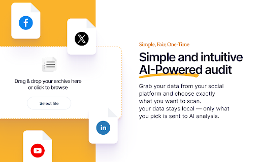 My-Rep: Social Reputation & Content Audit :: Audit your social reputation and digital footprint. AI-powered social cleanup with no credentials required.