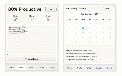 Tab Garden :: Channel your productive energy into growing plants!