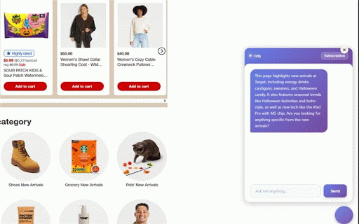 Iris :: Get quick answers and insights about any page you’re viewing.
