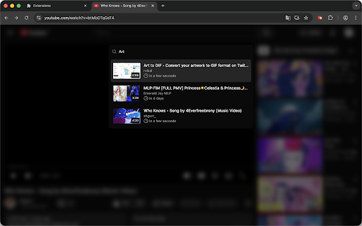 Recall for YouTube :: Your complete YouTube history, forever searchable