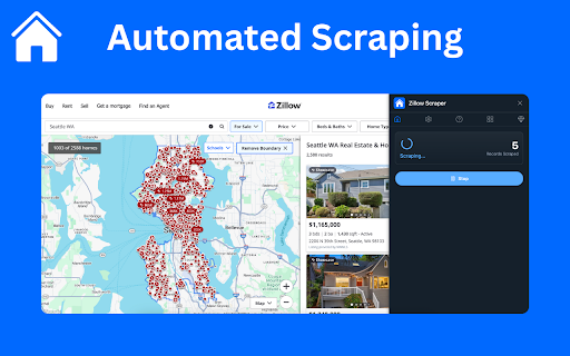 Zillow Scraper - Agent & Property Export :: Zillow Data Extractor - Download property details, prices & agent info as CSV, JSON, or Excel in one secure click.
