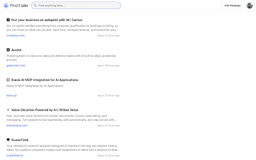 Solem :: Save web pages to your personal Solem knowledge base
