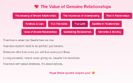 The Value of Genuine Relationships :: Explore quotes that highlight the importance and beauty of genuine relationships