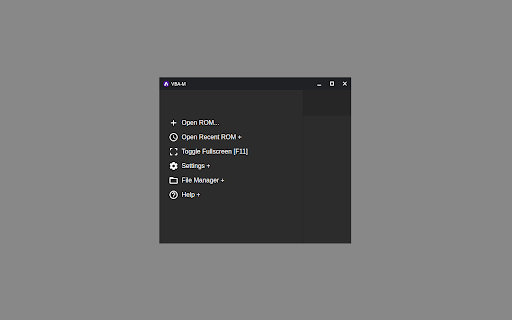 VBA-M :: Game Boy Advance - Game Boy Color - Game Boy emulator