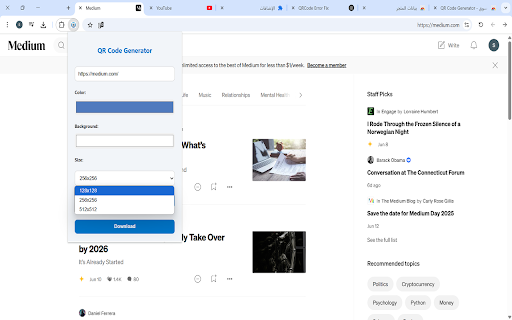 QR Code Generator :: Generate and customize QR codes.