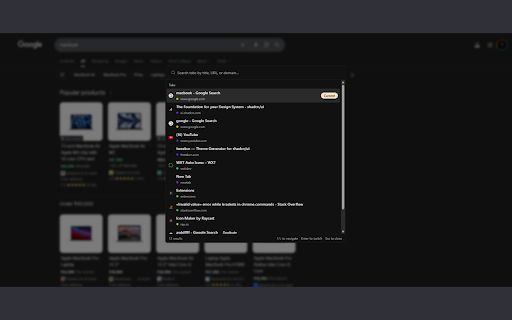TabNav - Navigate Tabs Like a Pro :: Fly through your tabs with history, search, and shortcuts.