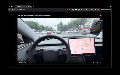 X/Twitter Video Lightbox :: View X/Twitter videos in a full-page lightbox