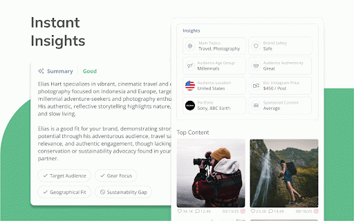 Klear Influencer Marketing :: Instantly vet influencer profiles while browsing social media