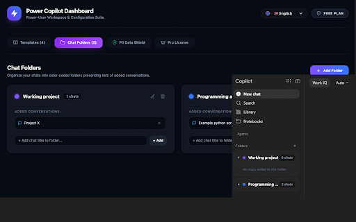 Power Copilot - PowerTools & Exports :: Supercharge Microsoft Copilot & M365 Chat with Prompt Templates, Slash Commands, 1-Click Exports, Full-Width Mode, and Side Panel.