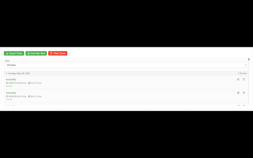 Rater Time Tracker :: Tracks and stores task completion times for RaterHub tasks.