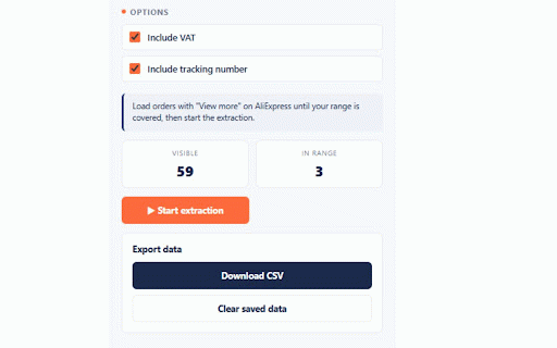 AliExpress Order Manager :: Export AliExpress orders to CSV and generate PDF invoices with VAT breakdown. Bilingual ES/EN. Freemium (Free/PRO).