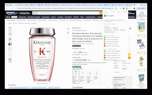 Fixer Upper :: Instant health ratings on grocery and beauty products while you shop
