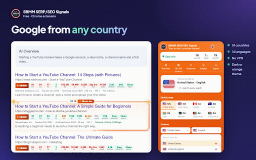 SBMM - SERP/SEO/AEO/GEO Signals & Tools :: SEO signals on Google, keyword volume, CPC and trend, one-click page audit, AEO/GEO analyzer, internal link tools and screenshots.