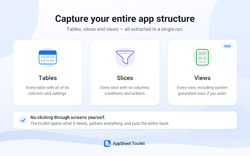 AppSheet Toolkit :: Extract AppSheet metadata and locally compare snapshots, analyze impact, review App Health, and generate technical documentation.
