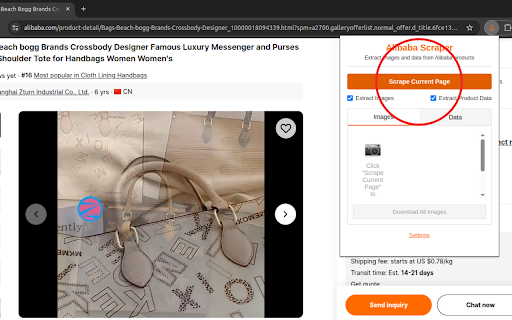 BabaScraper - Alibaba Image, Video & Data Scraper :: A Chrome extension for scraping product images, videos and data from Alibaba website