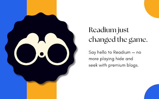 Readium - Medium Paywall Radar :: Never get caught by Medium's paywalls! Readium instantly alerts you if an article is member-only, saving you time & frustration.