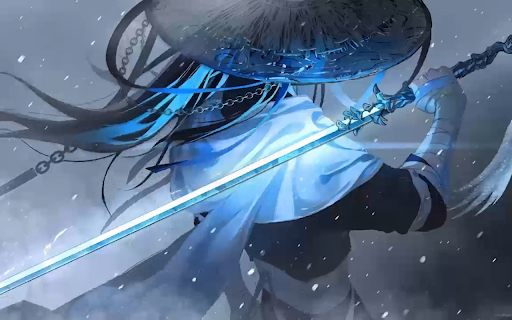 Samurai Glowing Katana Live Wallpaper :: Transform your new tab with stunning HD live wallpaper featuring a glowing samurai katana for a dynamic, vibrant experience.
