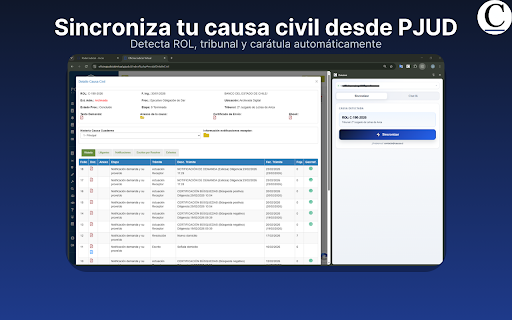 Caussa :: Sincroniza tus causas civiles desde PJUD y consulta tu expediente con IA.