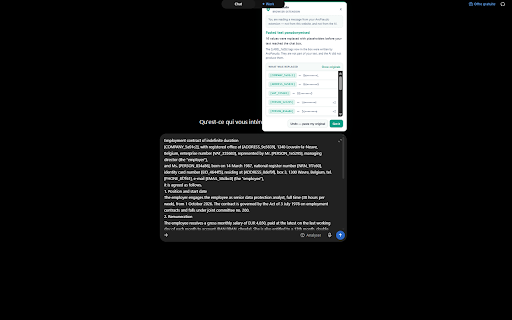 AvoPseudo :: Pseudonymises personal & sensitive data the moment you paste it into ChatGPT, Claude, Gemini, Copilot and more.