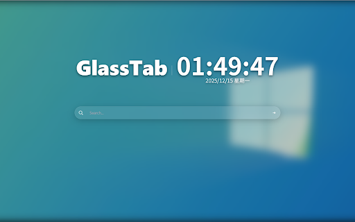 GlassTab :: 一个简洁、高度可自定义的新标签页扩展,支持本地壁纸、极简模式切换、 WebDAV 同步、Font Icon、文件夹分类、图标拖拽排序,并支持 Steam:// 等本地协议跳转。支持完全离线使用,不收集任何用户隐私信息。