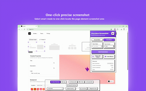 精准截图 - 一键智能精准截图工具 :: AI时代的首款智能截图工具!