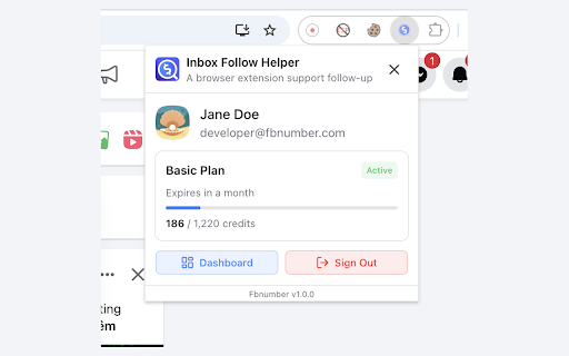 Inbox Followup :: A browser extension for lead engagement with support of AI assist.