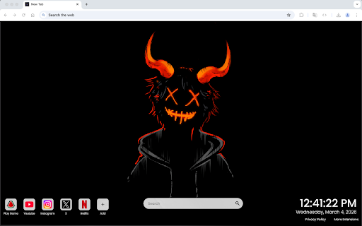 Anime Boy Demon Horn 8K Live Wallpaper :: One of the most aesthetic dark anime live wallpapers for Chrome – featuring a demon horn anime boy in stunning 8K quality.