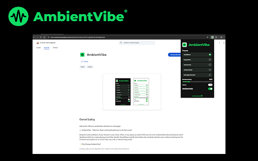 AmbientVibe :: Add reverb effects to audio/video elements on web pages
