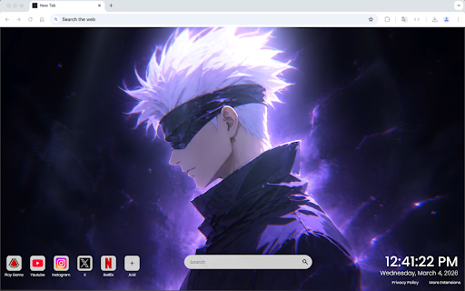 Gojo Purple Aura Jujutsu Kaisen Live Wallpaper :: Perfect for Jujutsu Kaisen fans who love powerful sorcerers, bold purple aesthetics, and high-impact anime visuals.