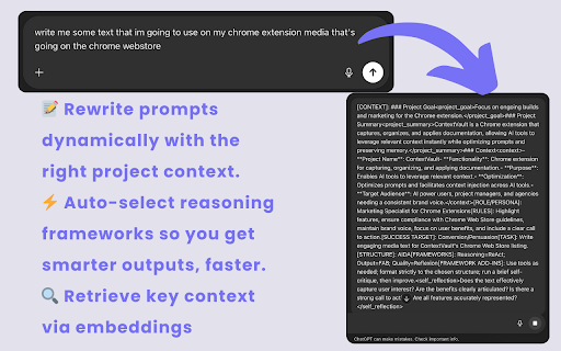 ContextVault :: AI-powered knowledge base that organizes project docs and brand voice to create optimized, contextual AI prompts.