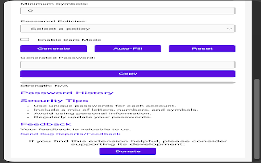 Advanced Password Generator :: Generate secure passwords/passphrases with customizable options, along with integrated right-click menu options for quick use.