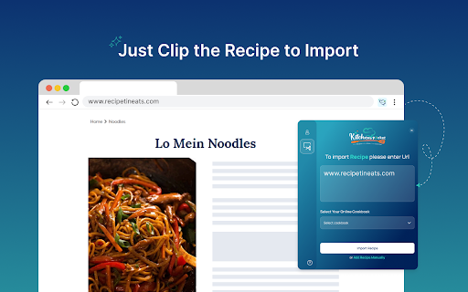 KitchenPocket :: Save recipes from any website, build cookbooks, plan meals & track nutrition, your smart kitchen companion.