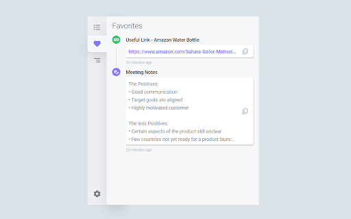 Timeline Notes :: Keep notes beautifully organized