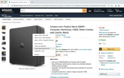 Amazon Link Cleaner :: Create clean, short Amazon links instantly. Removes tracking parameters and shortens URLs.